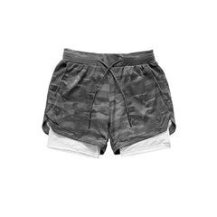 Quick Dry Fitness, Running, Workout Shorts 2 in 1 for Men