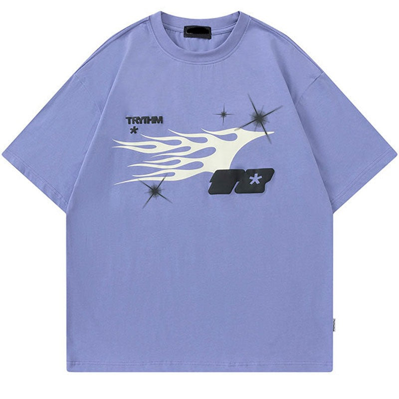 Camiseta oversize para hombre - Estampado gráfico