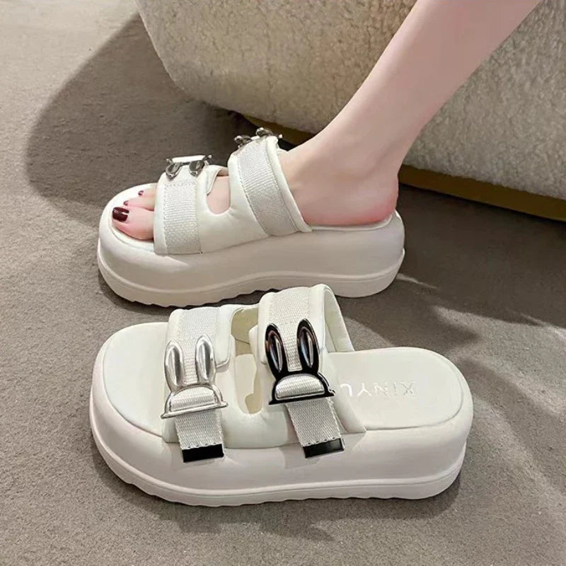 Platform Beach Slides Women's Summer Style