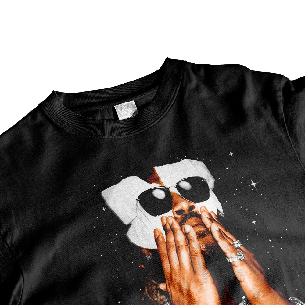 Colección de camisetas clásicas con retratos de los noventa y un aire retro