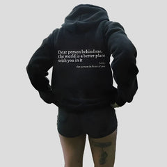 Positive Vibes Unisex Hoodie - Weltausgabe