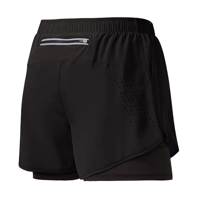 Quick Dry Double Layer Men's Shorts