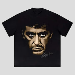 Colección de camisetas clásicas con retratos de los noventa y un aire retro