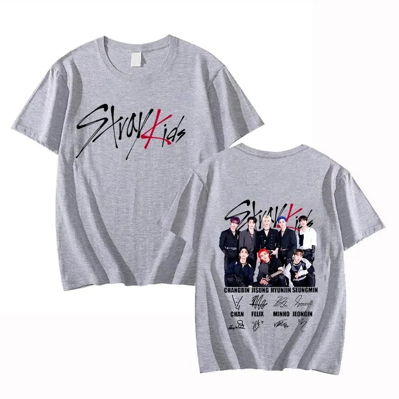 KPOP T shirt for Unisex Strav Kids Tops