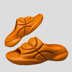 Basketball Style Slides Thick Soft Sole Men's Home Slippers