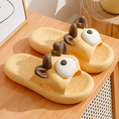 Hundehausschuhe - Schwein - Kuh - Sommerspaß Unisex-Slipper