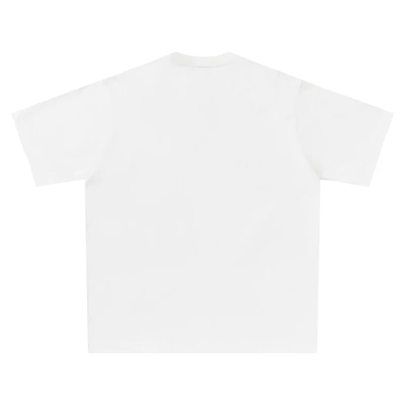 Camisetas de verano de algodón extragrandes para hombre con estética Dream-Walk