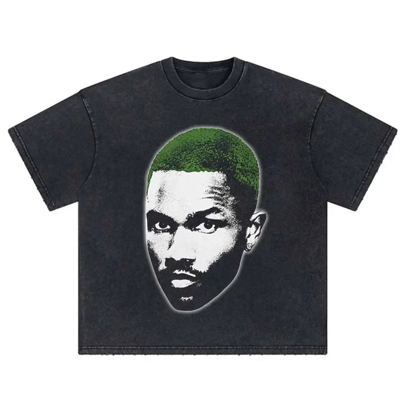 Colección de camisetas clásicas con retratos de los noventa y un aire retro