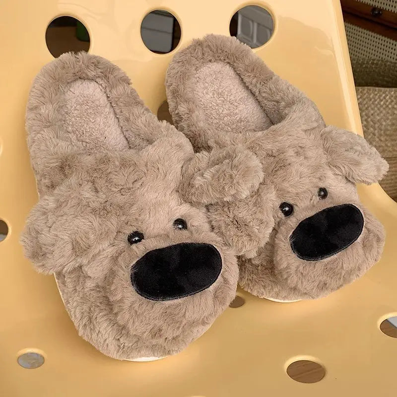 Fluffy Slippers - Animals Memory Foam for Women