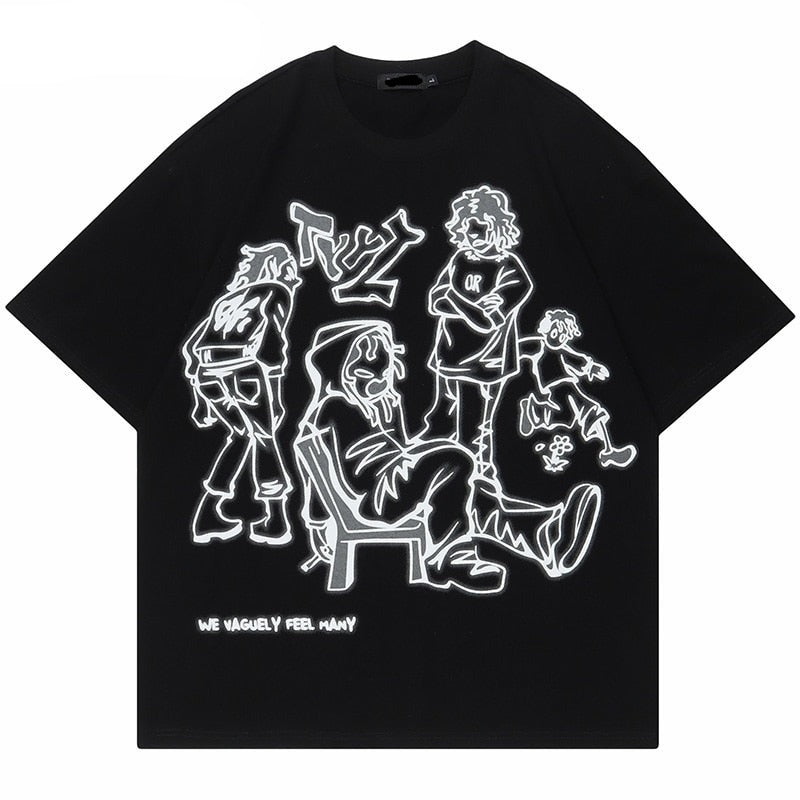 Camisetas de verano unisex de estilo urbano