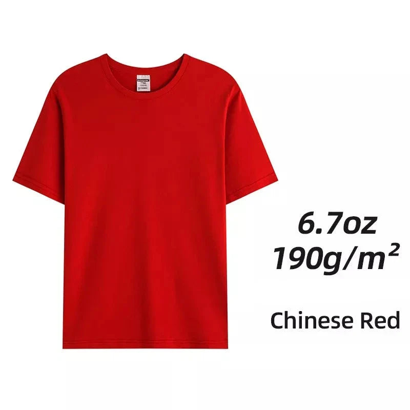 Camisetas unisex de algodón peinado - Tops lisos