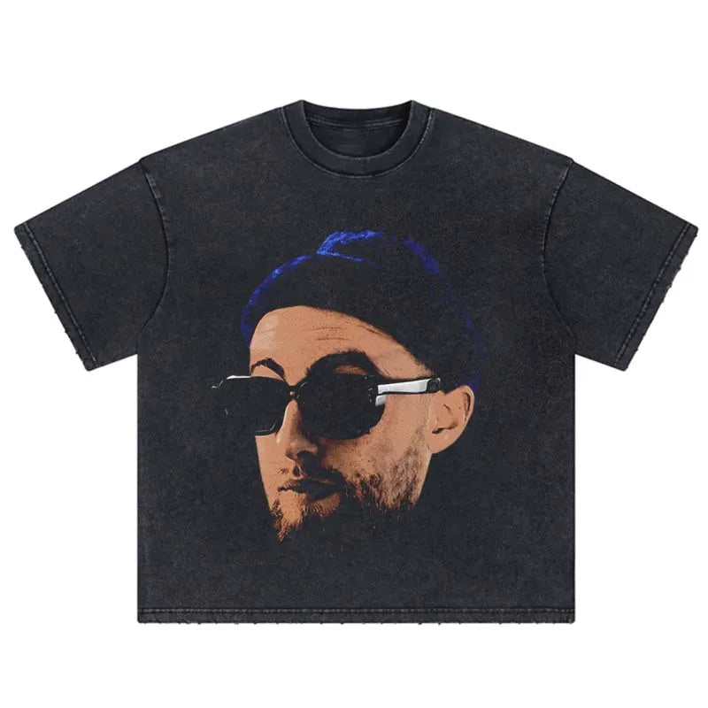 Colección de camisetas clásicas con retratos de los noventa y un aire retro