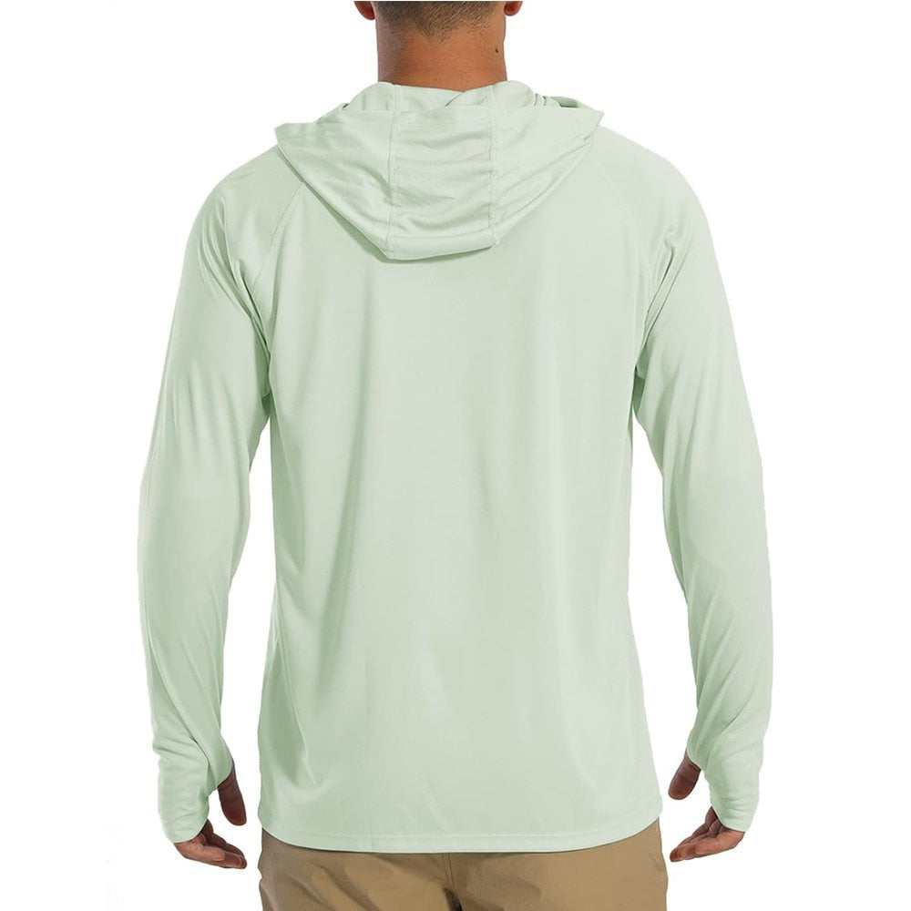 Long Sleeve Hoodie Sun Protection UV-Proof T-shirts for Men