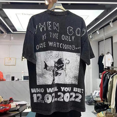 Heroes and Villains T Shirt Hip-Hop Album Print Tee