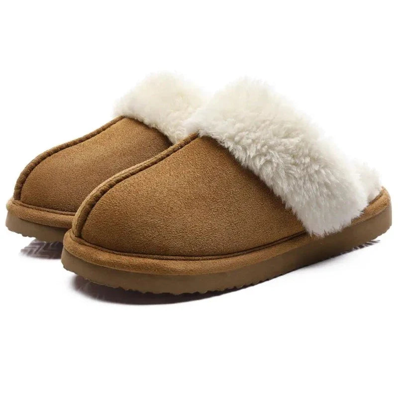 Memory Foam Fuzzy Slippers for Women