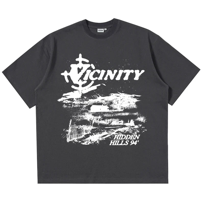 Hidden Hills Vicinity T Shirts - Oversized Tees