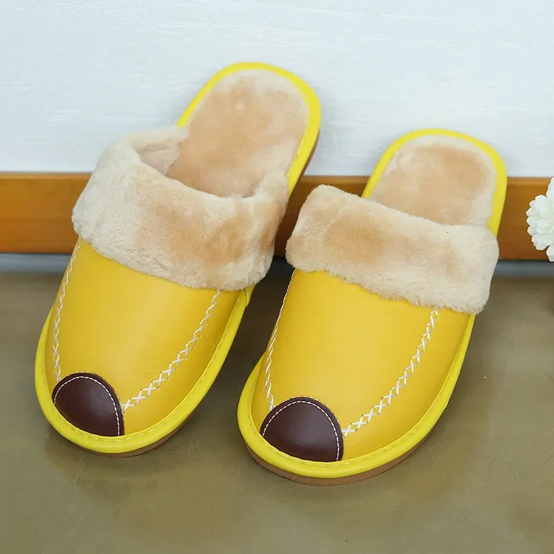 Pantuflas unisex cálidas de invierno para interiores