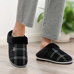 Memory Foam Winter Slippers - Large Size for Men
