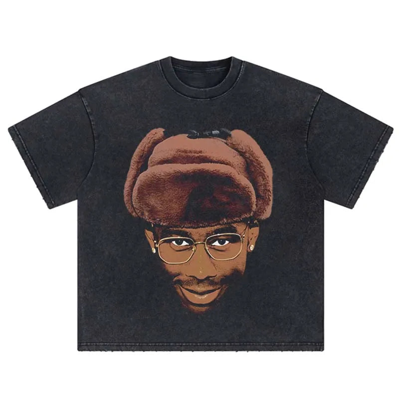 Colección de camisetas clásicas con retratos de los noventa y un aire retro