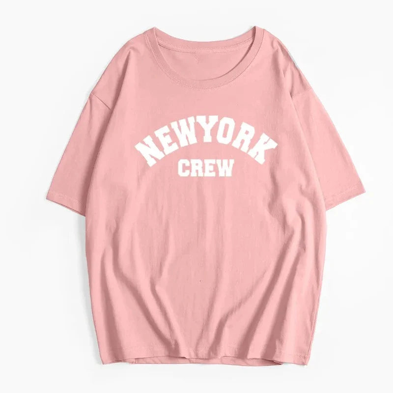 Camiseta extragrande de Nueva York: una declaración de moda urbana para mujer
