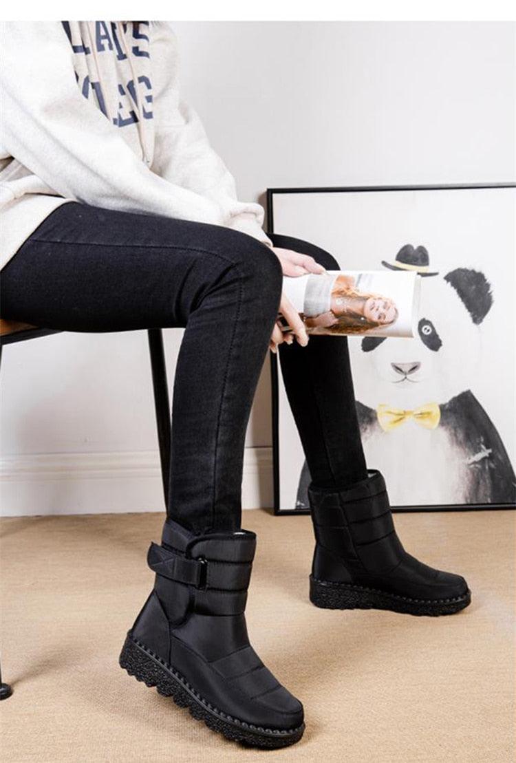 Botas de invierno impermeables para mujer