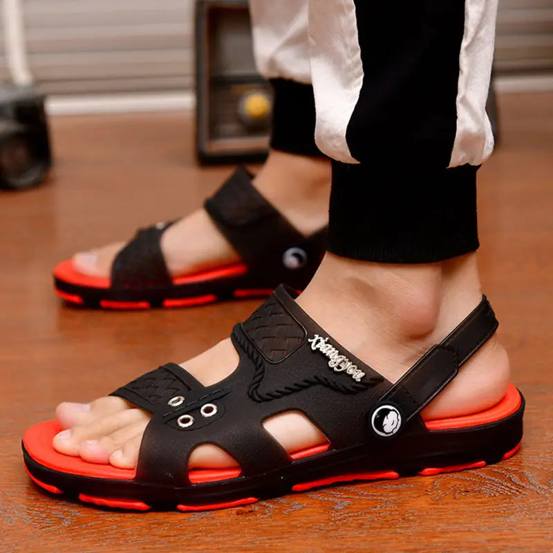 Summer Sandals Outdoor Beach Indoor Durable Anti-Slip Peep Toe Men's