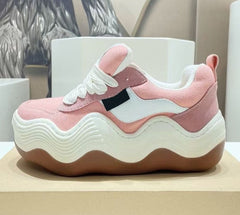 Chunky Sneakers Wave Plateau für Damen