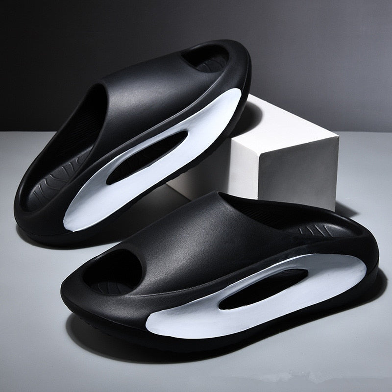 Minimalist Hollow Beach Slide Shoes for Men