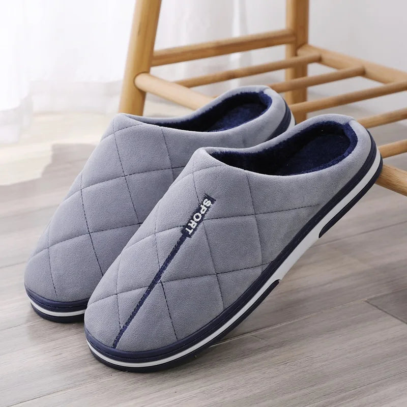 Warm Indoor Outdoor Slippers Big Sizes for Men