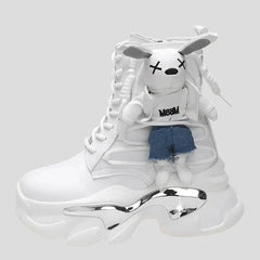 Modern Bunny Damen Plateaustiefel