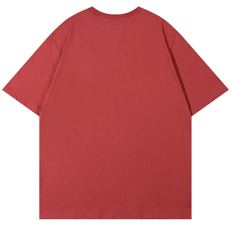 Camisetas gráficas de algodón de gran tamaño para hombre