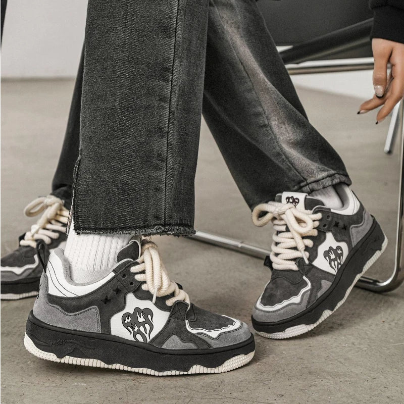 Punk Goth Volcano Sneakers