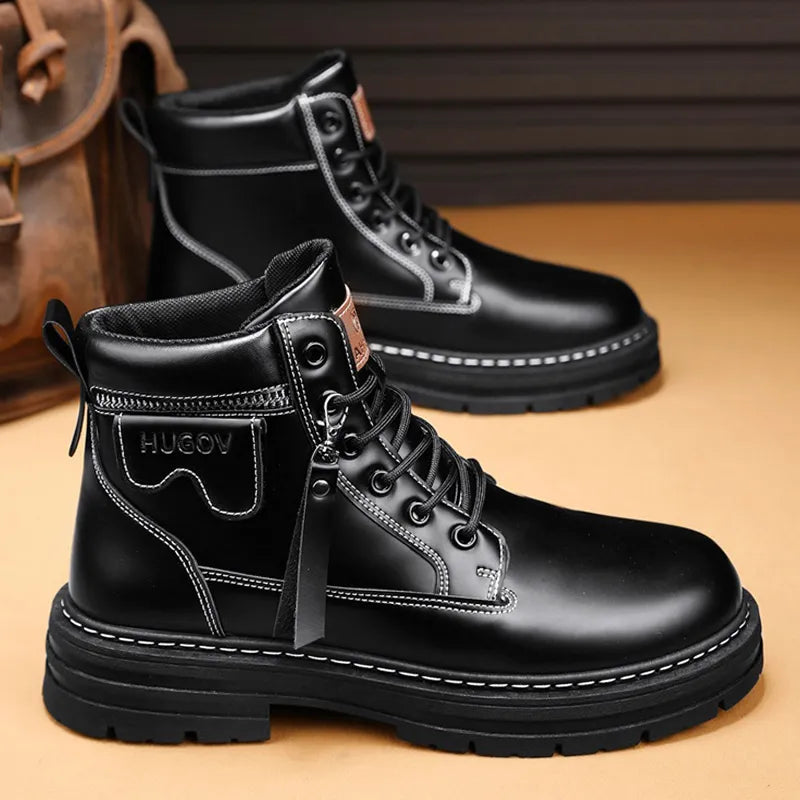 High-Top Platform Men's Martin Boots