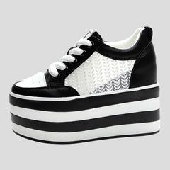 Platform Sneakers for Women - Mixed Colors Shoes