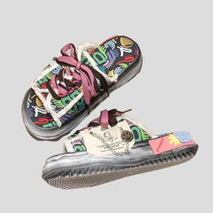 Sneaker Slippers Women's Artistic Platform Shoes