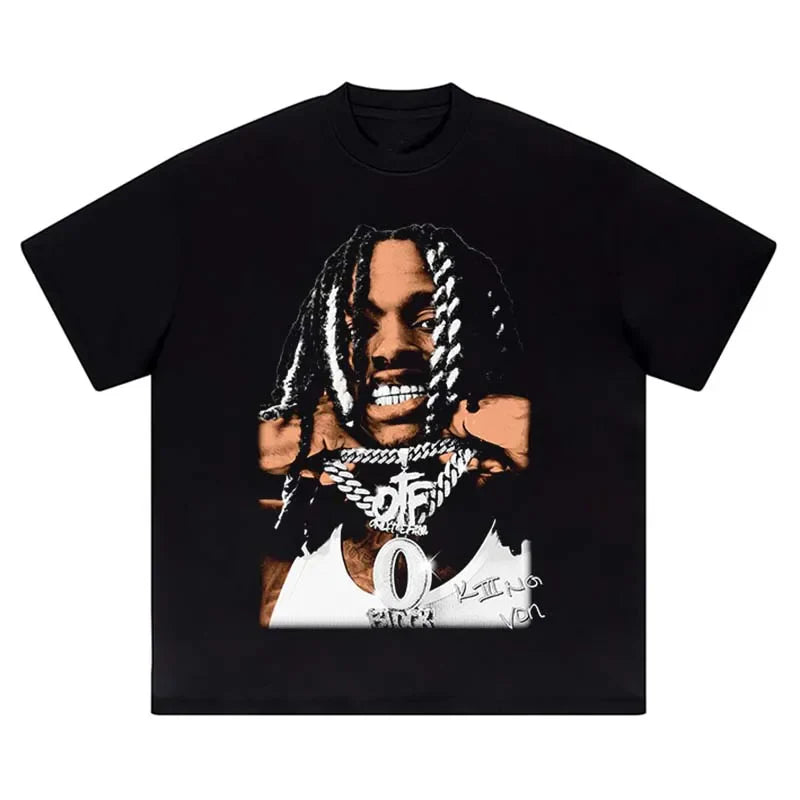 Colección de camisetas clásicas con retratos de los noventa y un aire retro