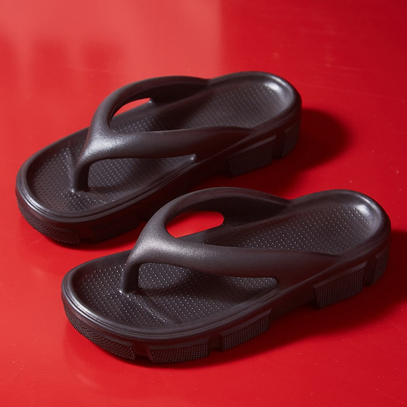 Plateau-Flip-Flops aus EVA für Damen