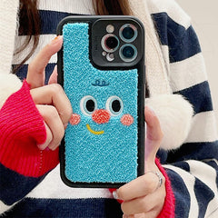 Funda para iPhone con diseño triste y feliz