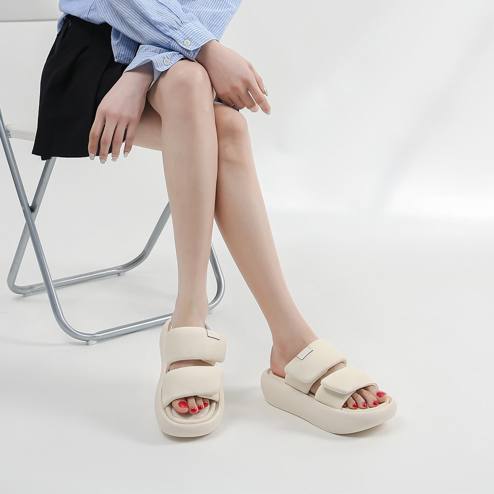 Stylische Sommer Plateau Sandalen für Damen