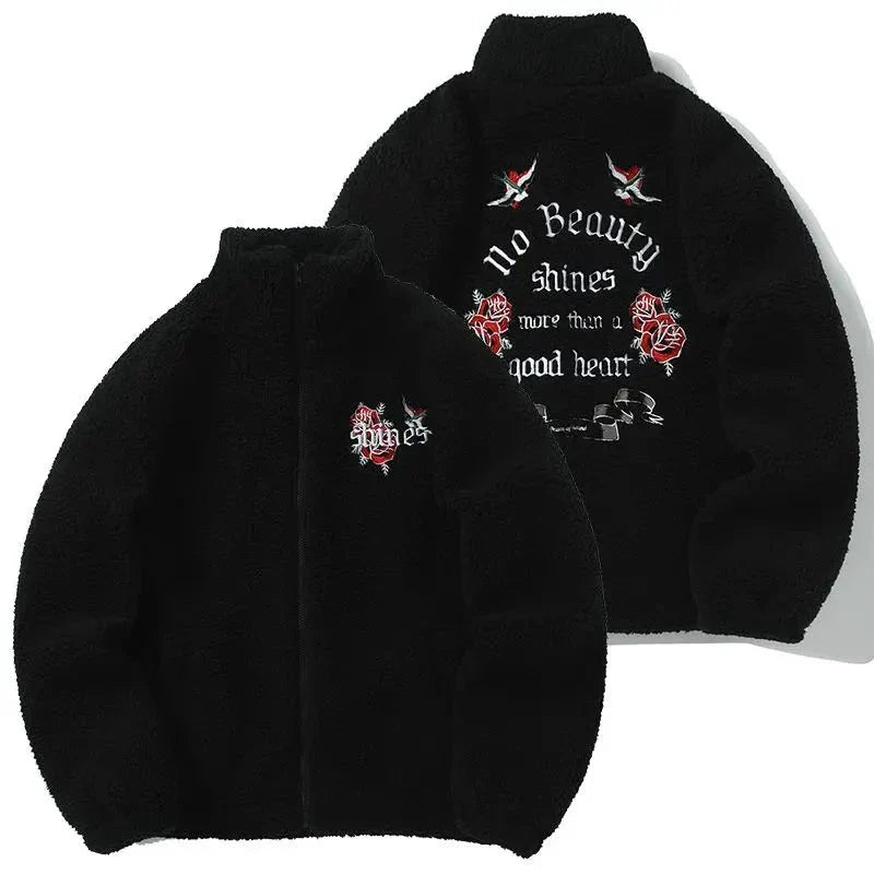 Abrigo de invierno de piel de algodón para hombre