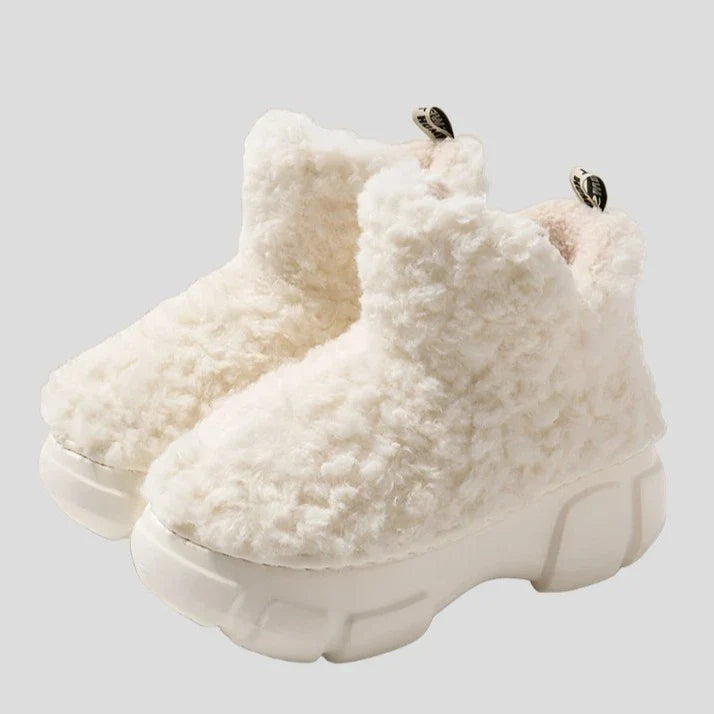 High Top Plateau Winterstiefeletten für Damen