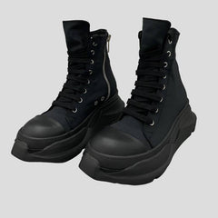 Schwarze Sneakers - High Top Canvas für Herren