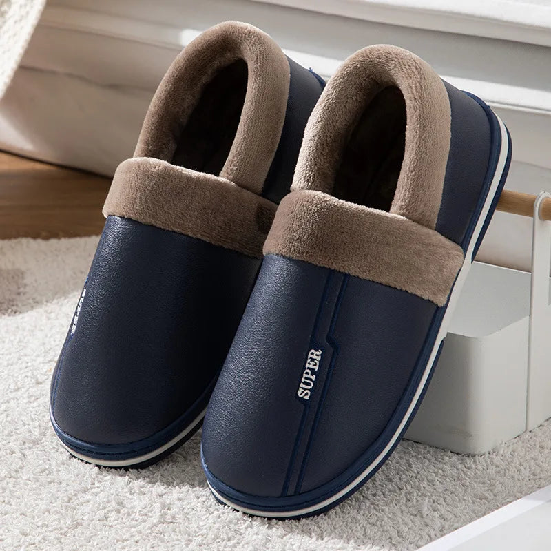 Warm Indoor Outdoor Slippers Big Sizes for Men