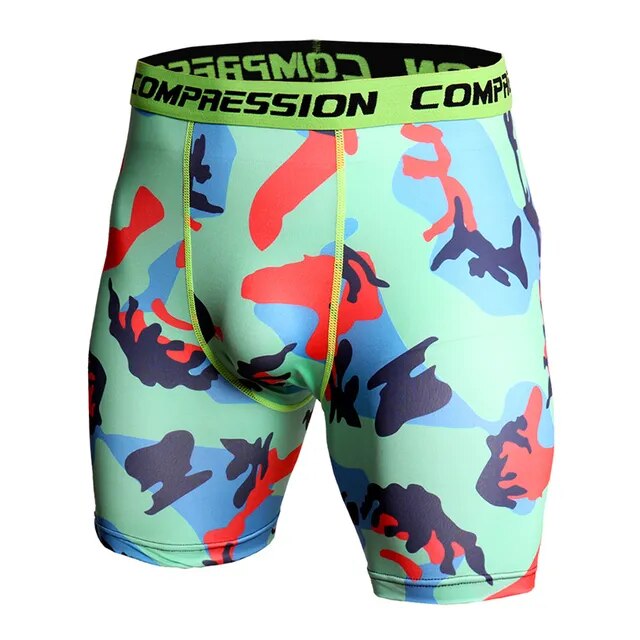 Camouflage Compression Shorts for Men