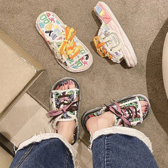 Sneaker Slippers Women's Artistic Platform Shoes