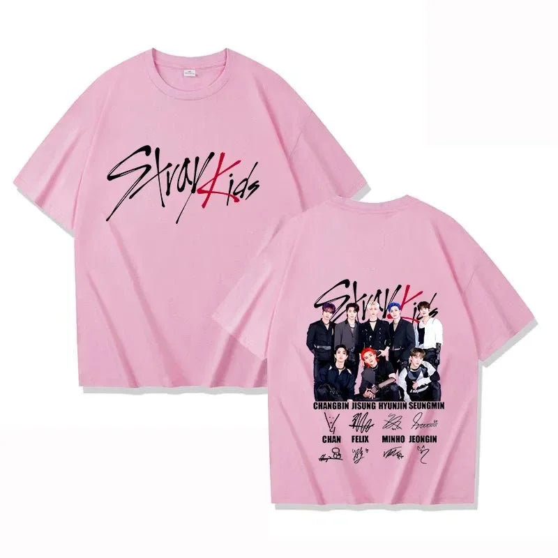 KPOP T shirt for Unisex Strav Kids Tops