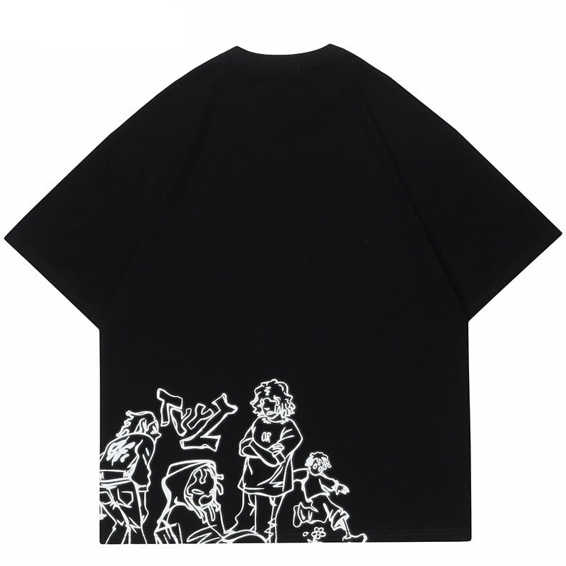 Camisetas de verano unisex de estilo urbano