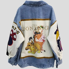 Wild Kingdom Denim Jacket - Majestic Edition for Women