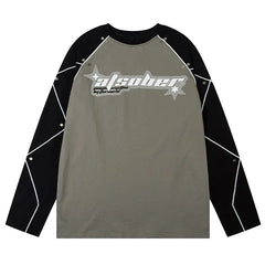 Camiseta de manga larga raglán con diseño de Speed ​​Racer Block