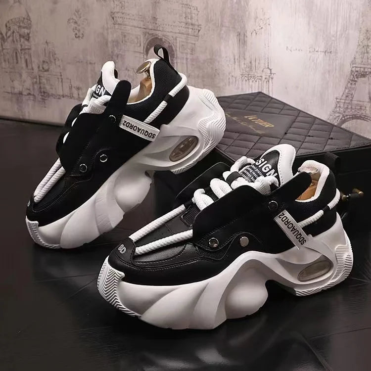 Trendy Thick Platform Sneakers for Men